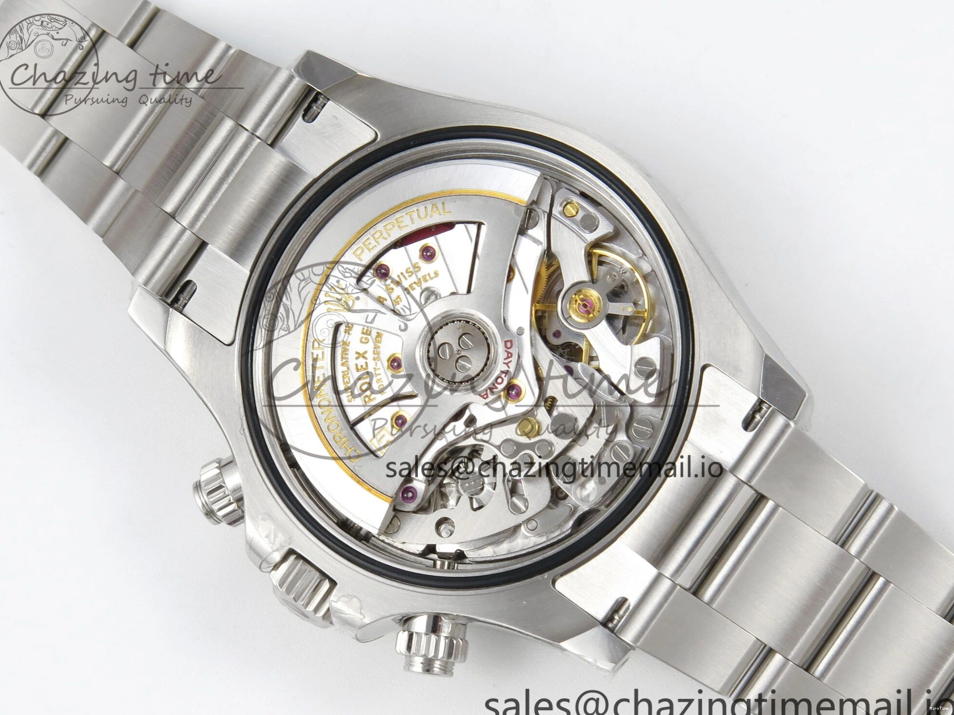 MiroTime 0323 Refined Daytona 126500 VSF 1:1 Best Edition 904L Steel White Dial on SS Braclet DD 1238